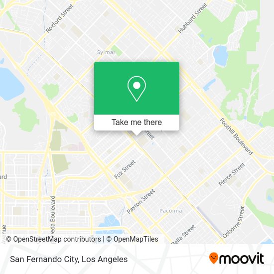 Mapa de San Fernando City