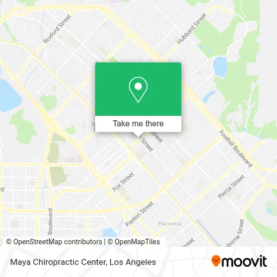 Maya Chiropractic Center map