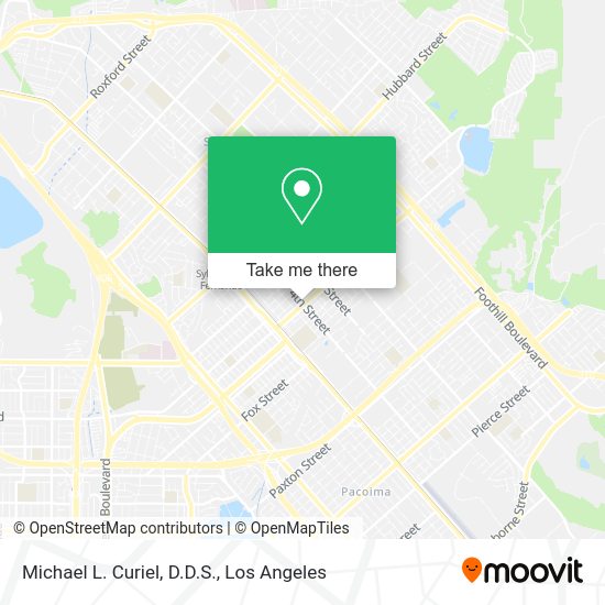 Michael L. Curiel, D.D.S. map