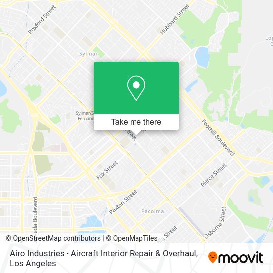Airo Industries - Aircraft Interior Repair & Overhaul map