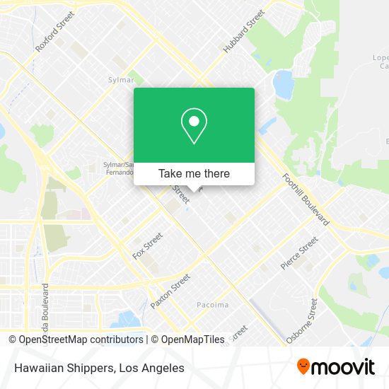 Hawaiian Shippers map
