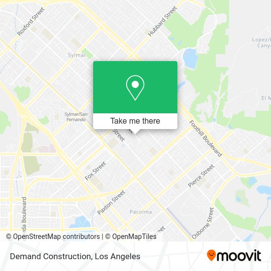 Demand Construction map