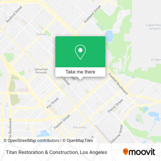 Mapa de Titan Restoration & Construction