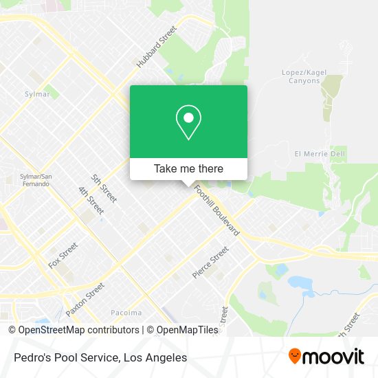 Mapa de Pedro's Pool Service