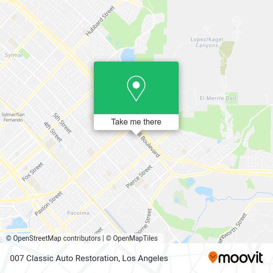 Mapa de 007 Classic Auto Restoration