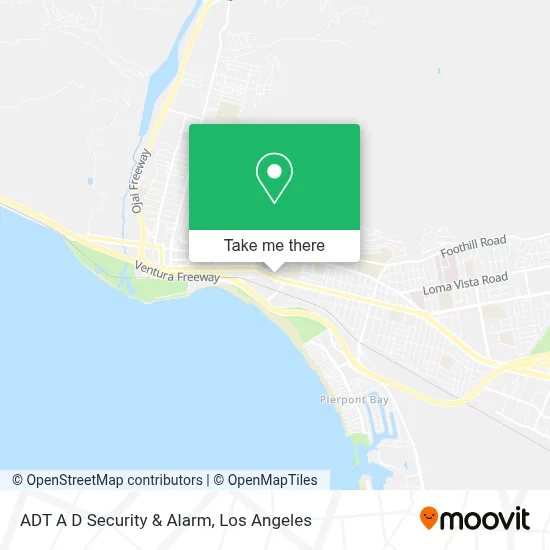ADT A D Security & Alarm map