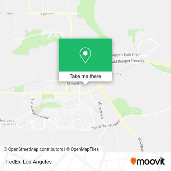 Mapa de FedEx