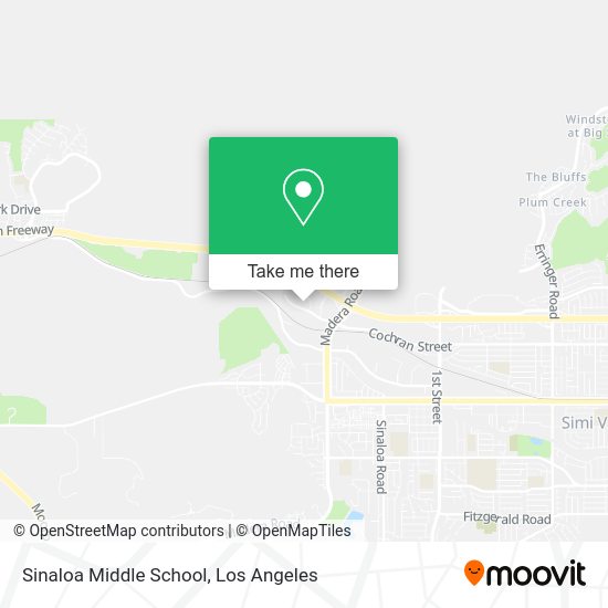 Sinaloa Middle School map