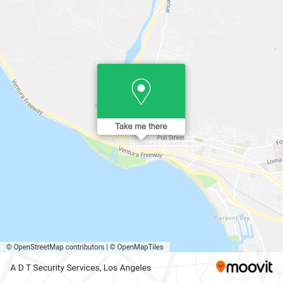 A D T Security Services map