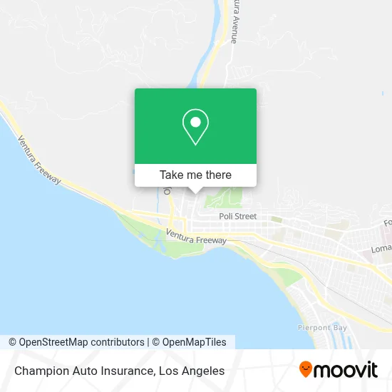 Champion Auto Insurance map