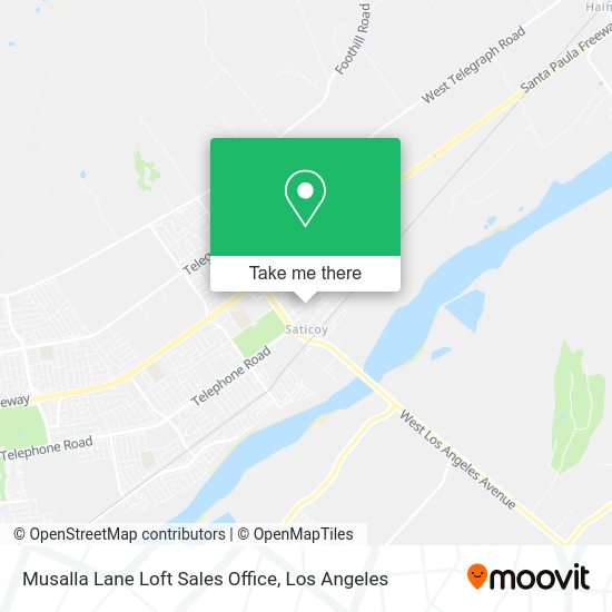 Musalla Lane Loft Sales Office map
