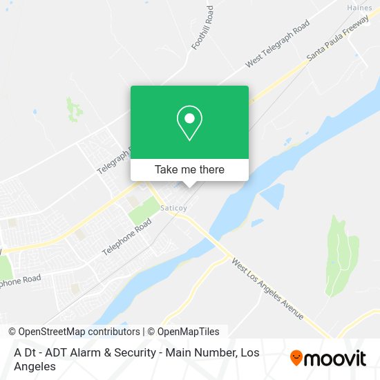 Mapa de A Dt - ADT Alarm & Security - Main Number