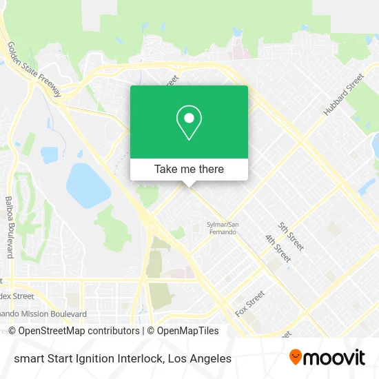 smart Start Ignition Interlock map