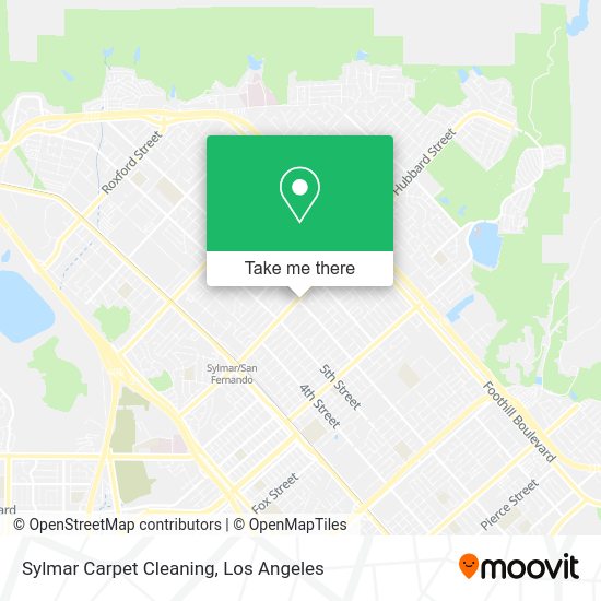 Sylmar Carpet Cleaning map