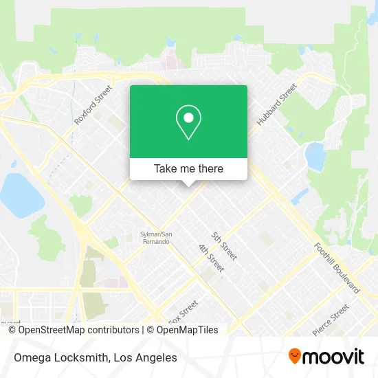 Omega Locksmith map