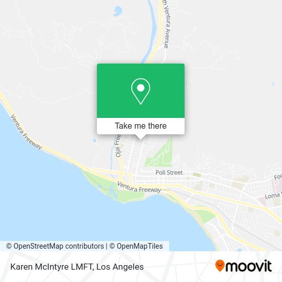 Karen McIntyre LMFT map