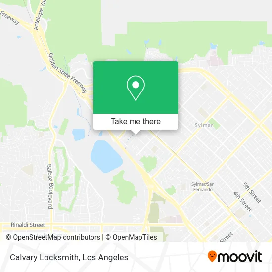 Calvary Locksmith map