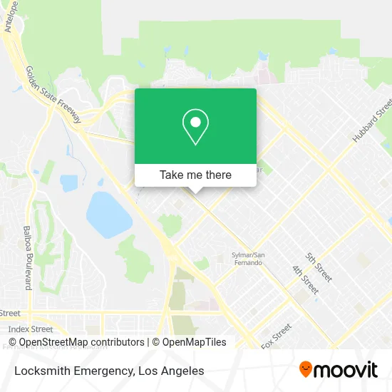 Locksmith Emergency map