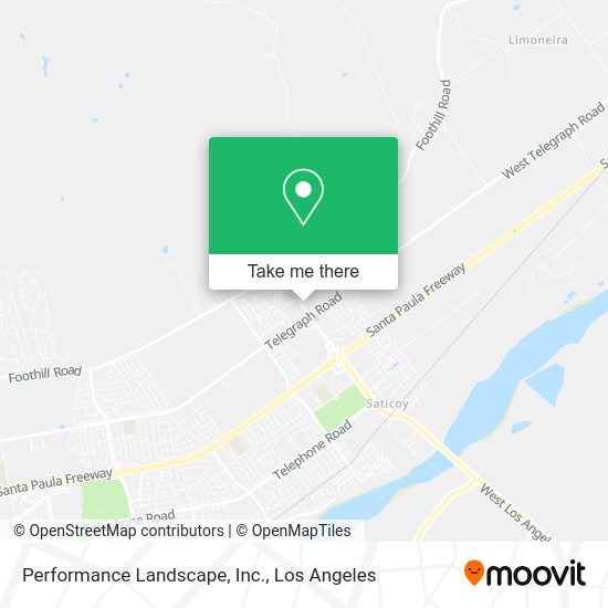 Performance Landscape, Inc. map