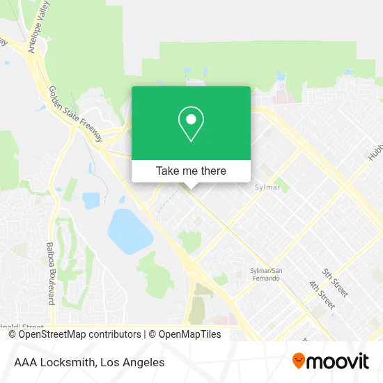 AAA Locksmith map