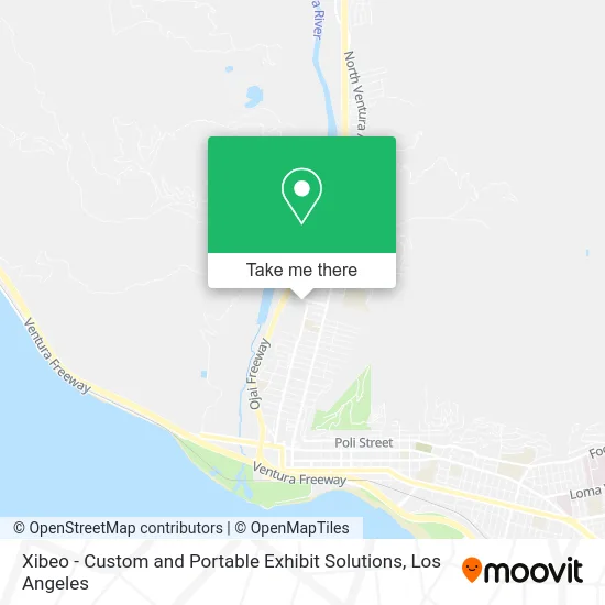 Xibeo - Custom and Portable Exhibit Solutions map