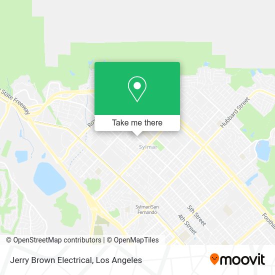 Mapa de Jerry Brown Electrical