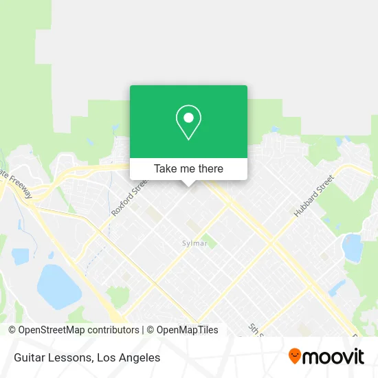Guitar Lessons map