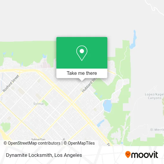 Dynamite Locksmith map