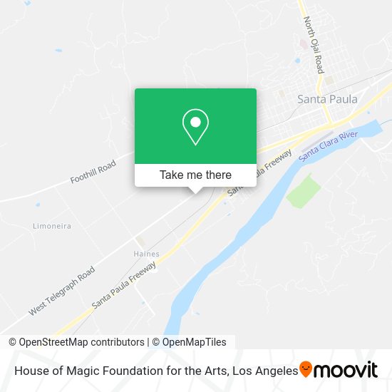 House of Magic Foundation for the Arts map