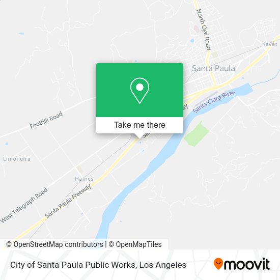 City of Santa Paula Public Works map