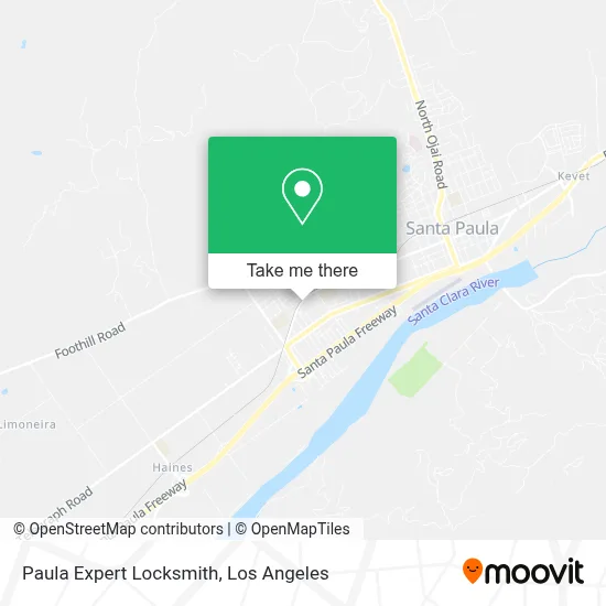 Paula Expert Locksmith map