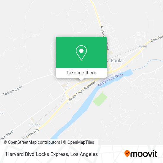 Harvard Blvd Locks Express map