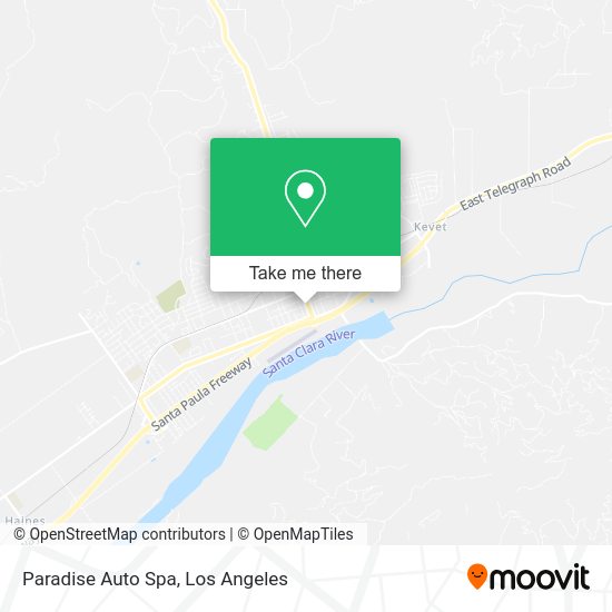 Mapa de Paradise Auto Spa