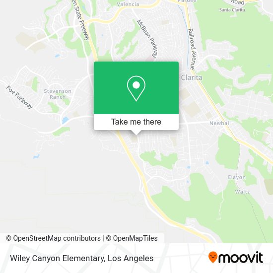Mapa de Wiley Canyon Elementary