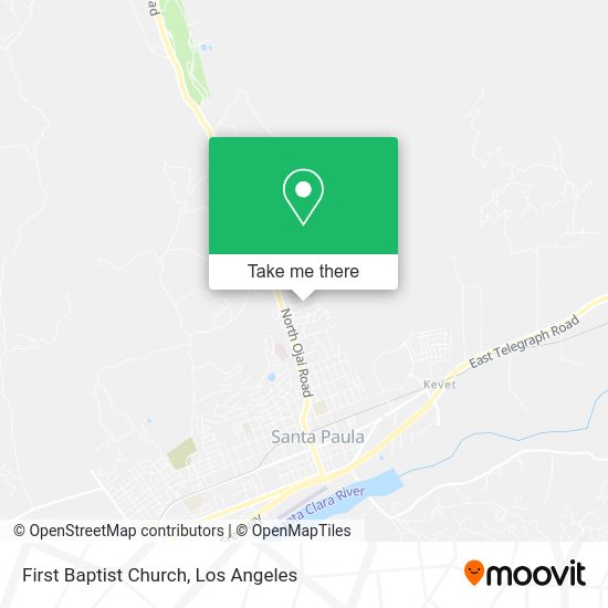 First Baptist Church map