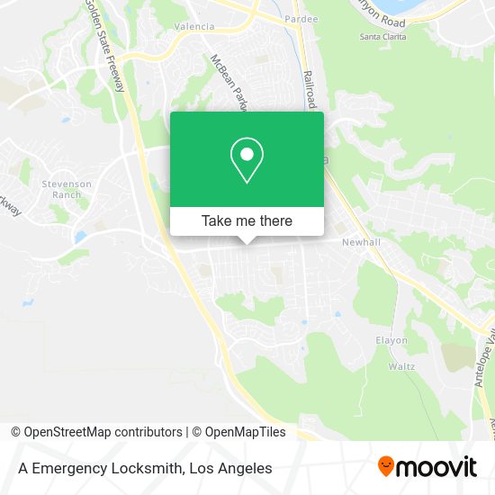 Mapa de A Emergency Locksmith