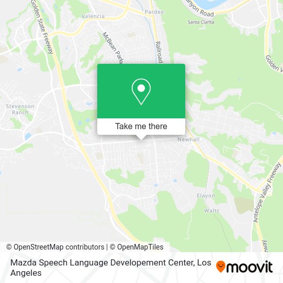 Mapa de Mazda Speech Language Developement Center
