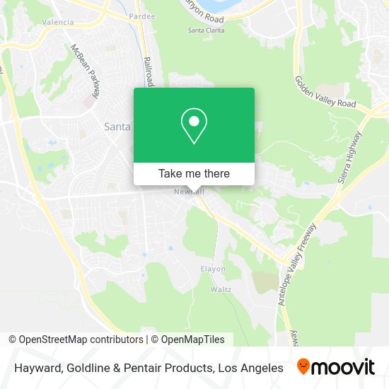 Hayward, Goldline & Pentair Products map