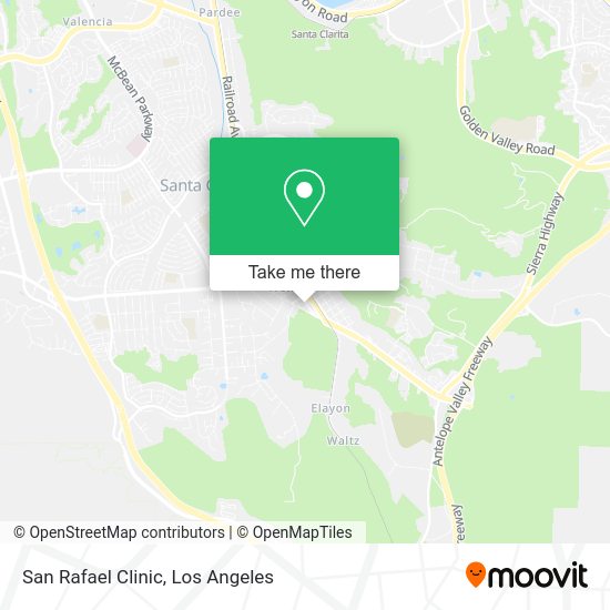 Mapa de San Rafael Clinic