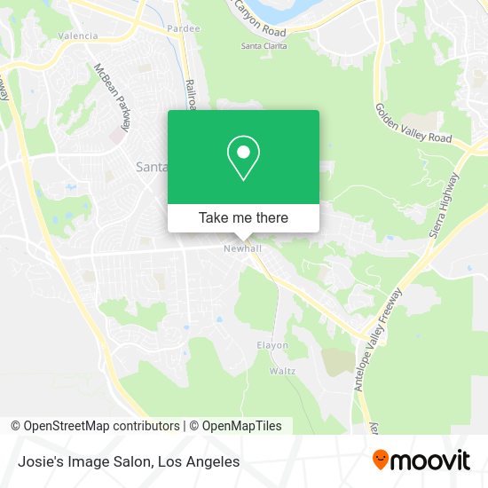 Josie's Image Salon map