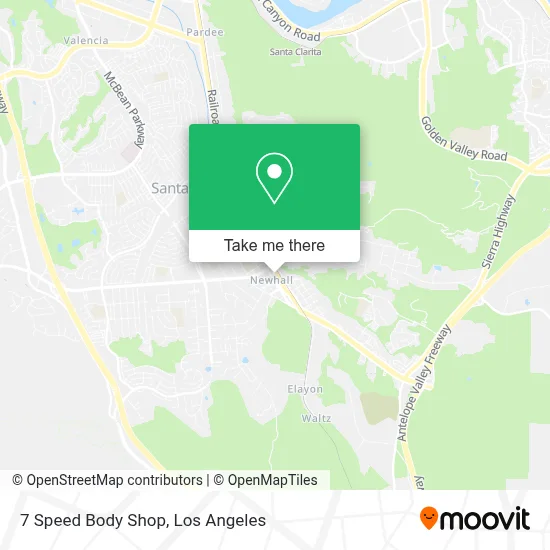 7 Speed Body Shop map