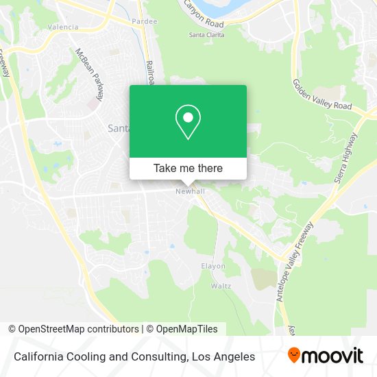 Mapa de California Cooling and Consulting