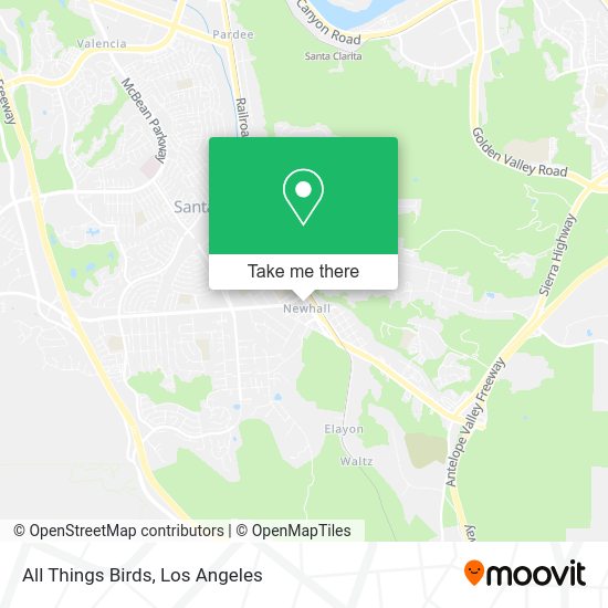 All Things Birds map