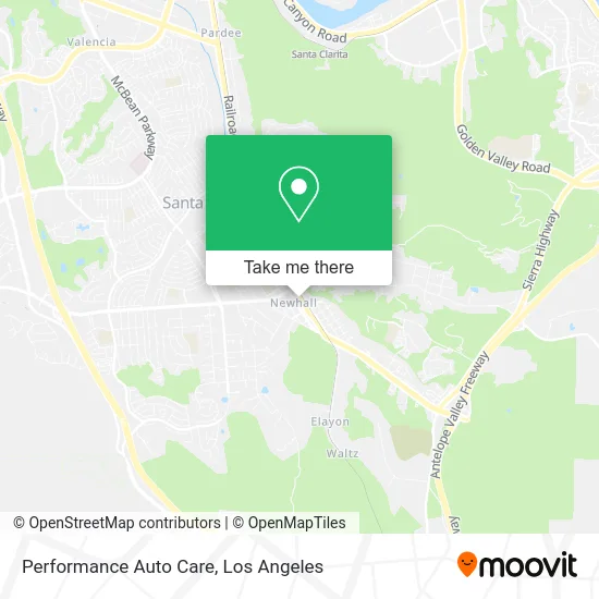 Performance Auto Care map