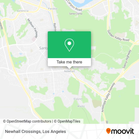 Mapa de Newhall Crossings