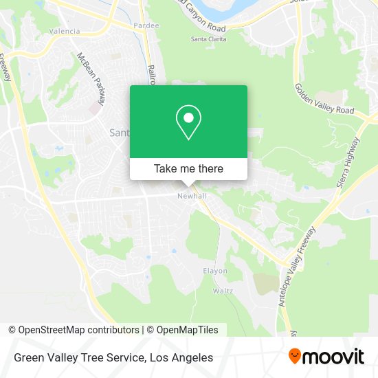 Green Valley Tree Service map