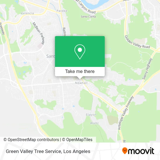 Green Valley Tree Service map