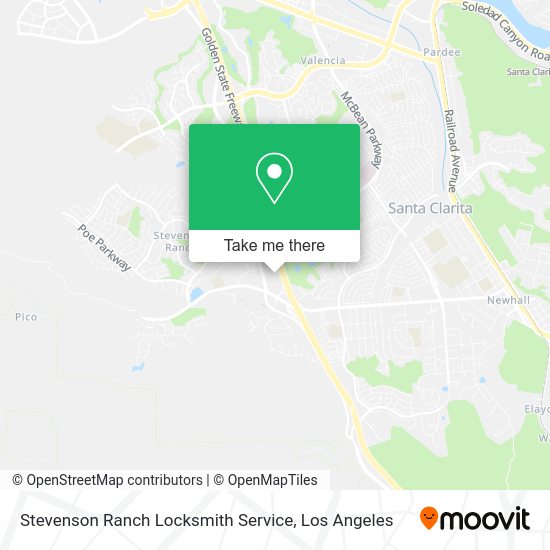 Mapa de Stevenson Ranch Locksmith Service