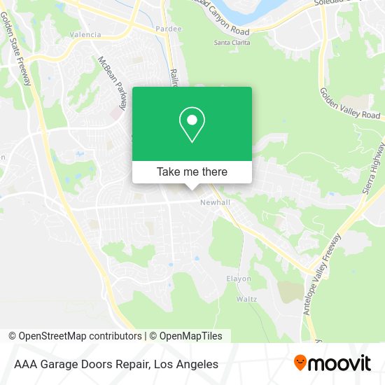 Mapa de AAA Garage Doors Repair