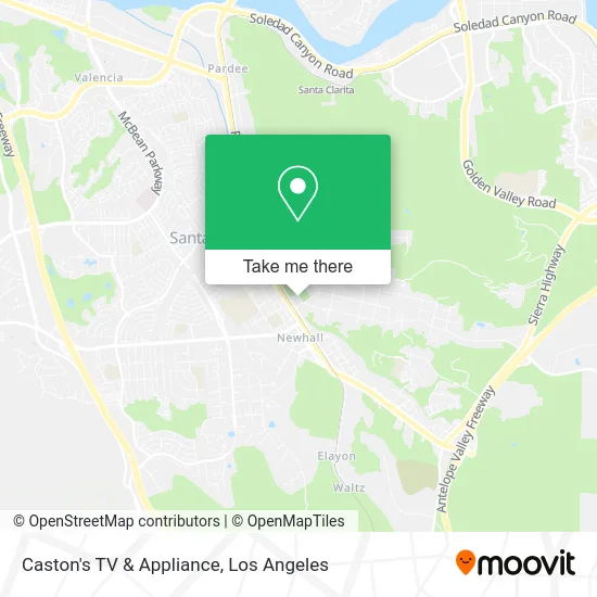 Caston's TV & Appliance map